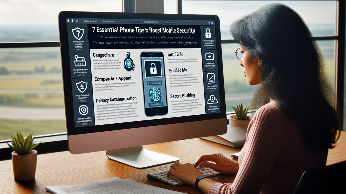 7 Essential Phone Tips to Boost Mobile Security